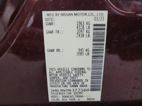 Used 2023 Nissan Altima 2.5 SV image 33