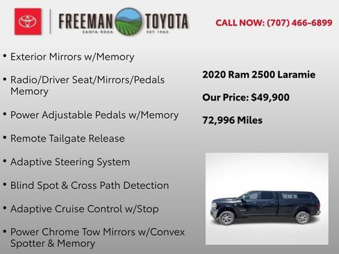 Used 2020 RAM 2500 Laramie AWD/4WD image 12