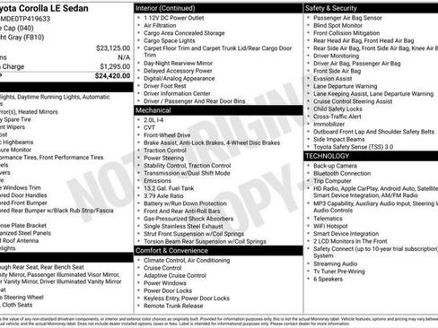 Certified 2026 Toyota Corolla LE FWD image 2
