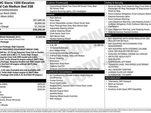 Used 2022 GMC Sierra 1500 Elevation w/ X31 Off-Road Package image 2