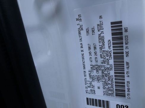 New 2025 Toyota Tacoma SR5 image 27