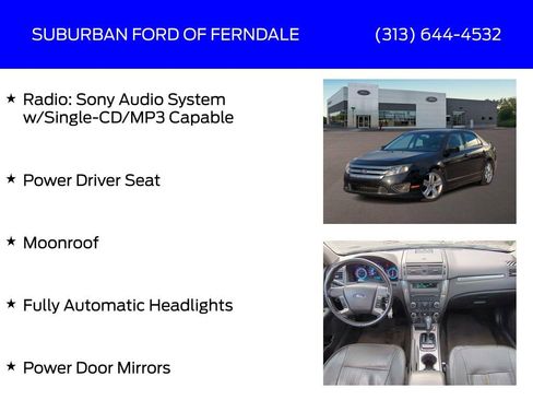 Used 2011 Ford Fusion Sport w/ 401A Rapid Spec Order Code image 9