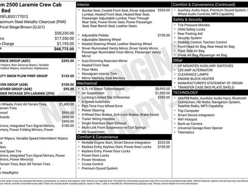 Used 2016 RAM 2500 Laramie w/ Convenience Group image 2