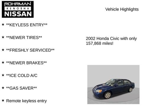 Used 2002 Honda Civic EX image 7