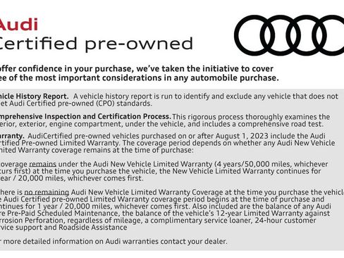 Certified 2025 Audi A5 2.0T Premium Plus w/ Premium Plus AWD/4WD image 3