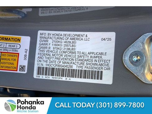 Used 2025 Honda Accord Touring image 21