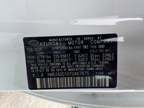New 2026 Hyundai Tucson Blue SE AWD/4WD image 28