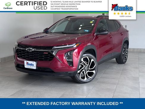 Certified 2024 Chevrolet Trax RS w/ Driver Confidence Package FWD image 1