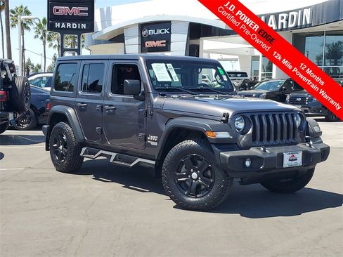 Used 2021 Jeep Wrangler Unlimited Sport image 1