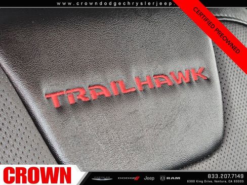 Certified 2022 Jeep Cherokee Trailhawk w/ Sound & Nav Group image 13