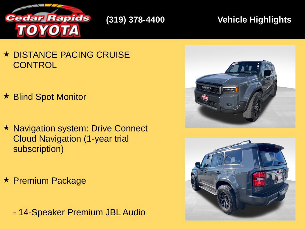 Used 2025 Toyota Land Cruiser w/ Premium Package AWD/4WD image 26
