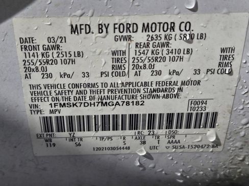 Used 2021 Ford Explorer XLT w/ Equipment Group 202A RWD image 13