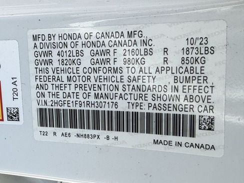 Used 2024 Honda Civic Touring image 28