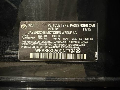 Used 2016 BMW 328i xDrive Sedan AWD/4WD image 20