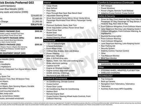 New 2026 Buick Envista Preferred w/ Convenience I Package image 43