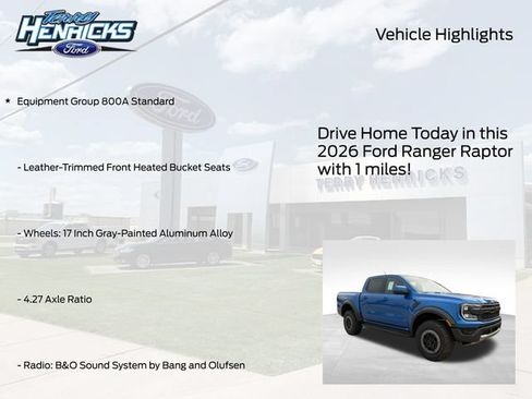 New 2026 Ford Ranger Raptor AWD/4WD image 4