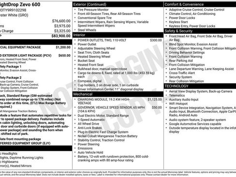 Used 2024 Chevrolet Brightdrop 600 w/ Commercial Equipment Package AWD/4WD image 24