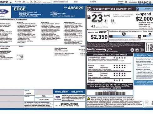 Used 2024 Ford Edge Titanium AWD/4WD image 31