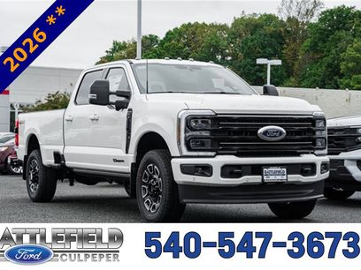 New 2026 Ford F350 Platinum
