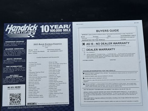 Used 2023 Buick Enclave Essence w/ Experience Buick Package FWD image 39