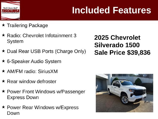 Used 2025 Chevrolet Silverado 1500 Custom AWD/4WD image 12