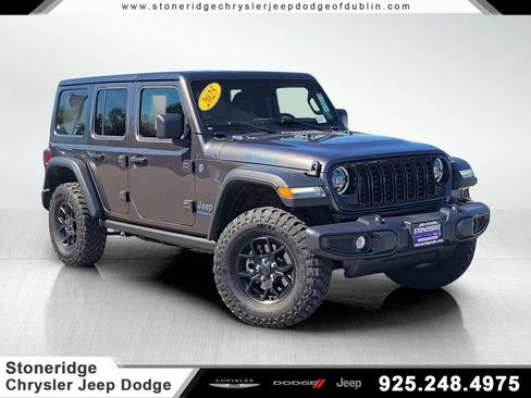 Used 2025 Jeep Wrangler Unlimited Sport S 4xe AWD/4WD image 1