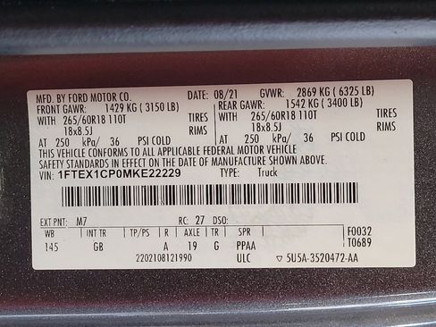 Used 2021 Ford F150 XL w/ Equipment Group 101A High image 33