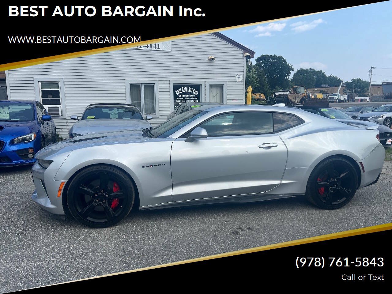 Used 2018 Chevrolet Camaro SS RWD image 1