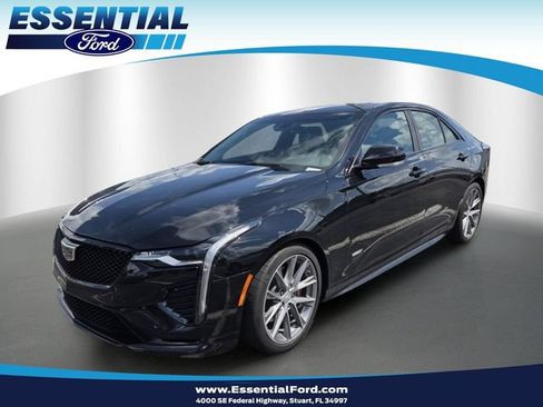 Used 2025 Cadillac CT4 V w/ Navigation Package RWD image 1