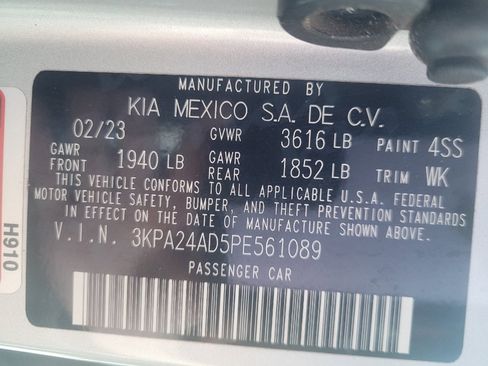Used 2023 Kia Rio S FWD image 33