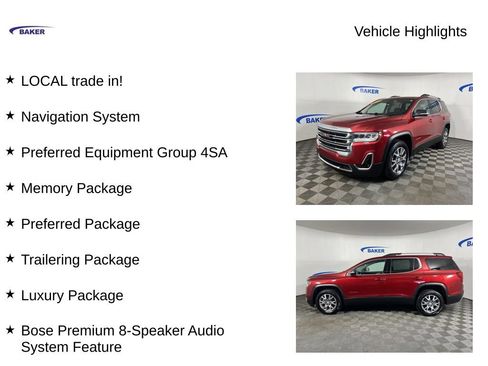 Used 2021 GMC Acadia SLT w/ Preferred Package AWD/4WD image 4