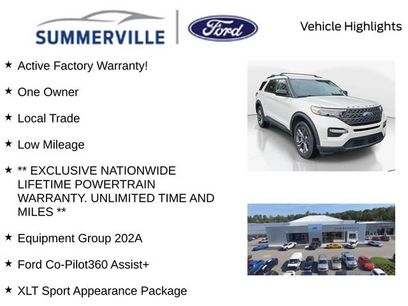 Certified 2023 Ford Explorer XLT w/ Equipment Group 202A