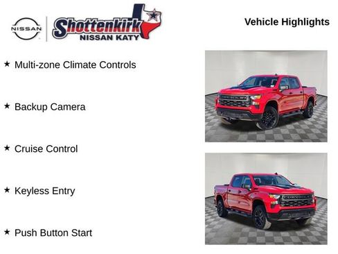 Used 2025 Chevrolet Silverado 1500 Custom Trail Boss w/ Turbomax Blackout Package image 12