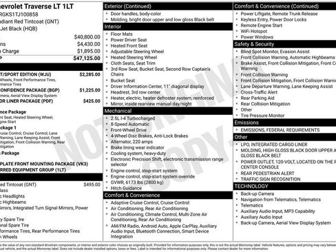 New 2026 Chevrolet Traverse LT w/ Midnight/Sport Edition image 6