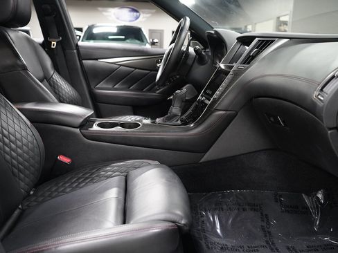 Used 2023 INFINITI Q50 Red Sport 400 w/ Black Opal Edition RWD image 35