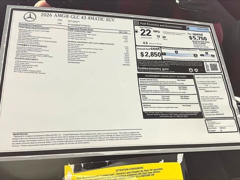 New 2026 Mercedes-Benz GLC 43 AMG 4MATIC image 18