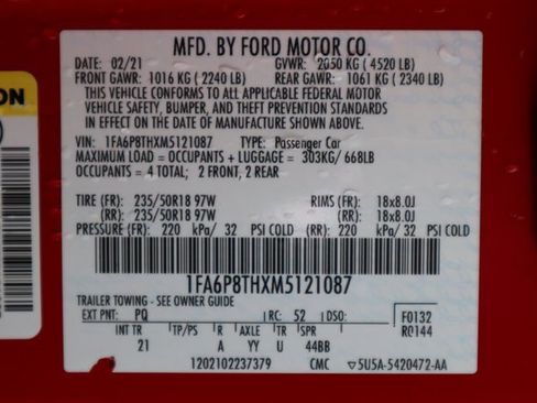 Used 2021 Ford Mustang Coupe image 31