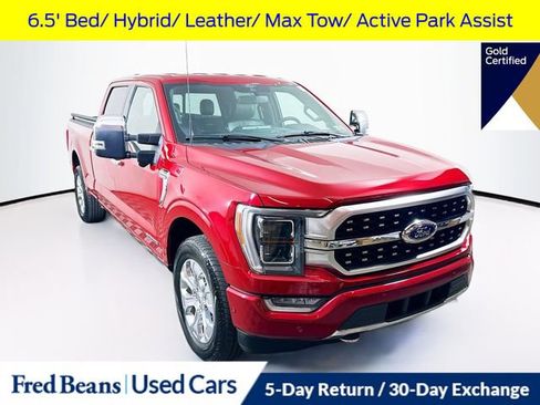 Certified 2021 Ford F150 Platinum w/ Equipment Group 701A High AWD/4WD image 1