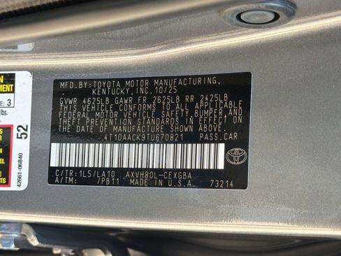 Used 2026 Toyota Camry XLE FWD image 23