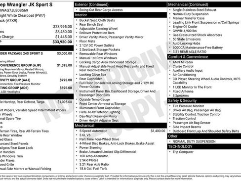 Used 2018 Jeep Wrangler Sport image 24