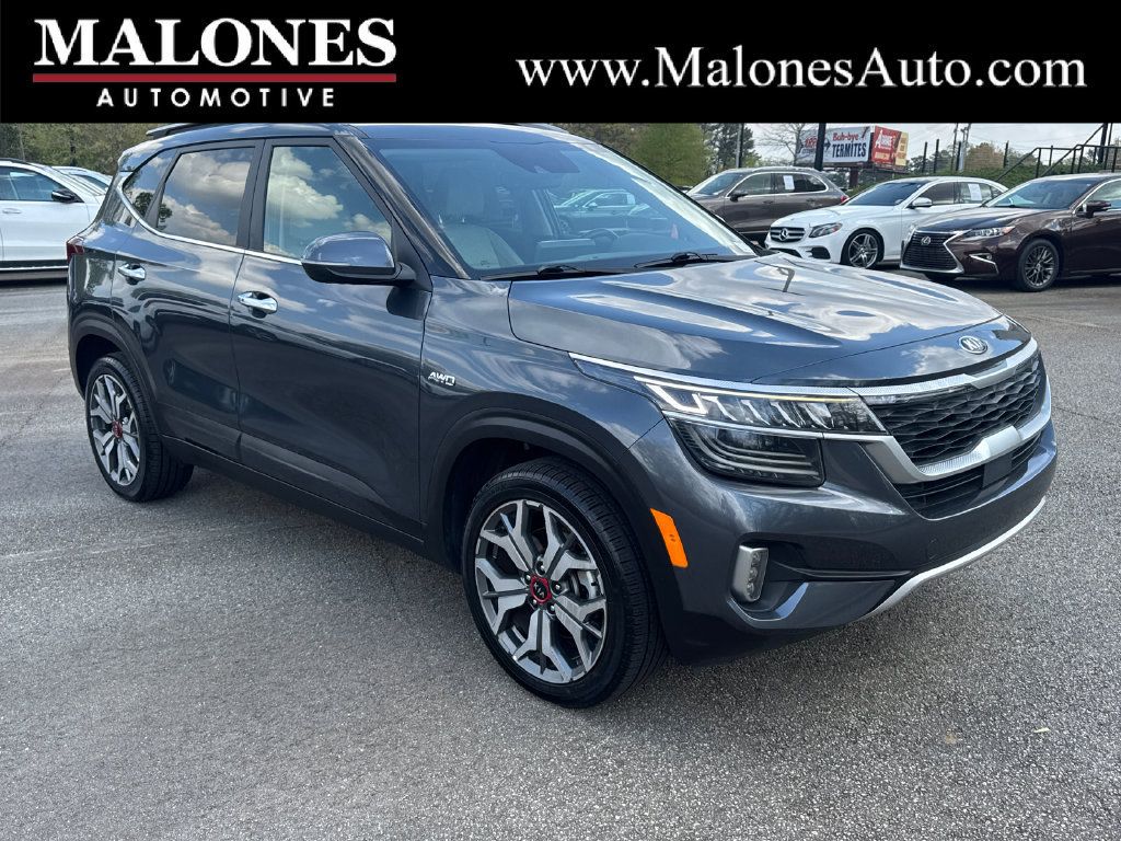 Used 2021 Kia Seltos SX w/ SX Sunroof Package AWD/4WD image 1