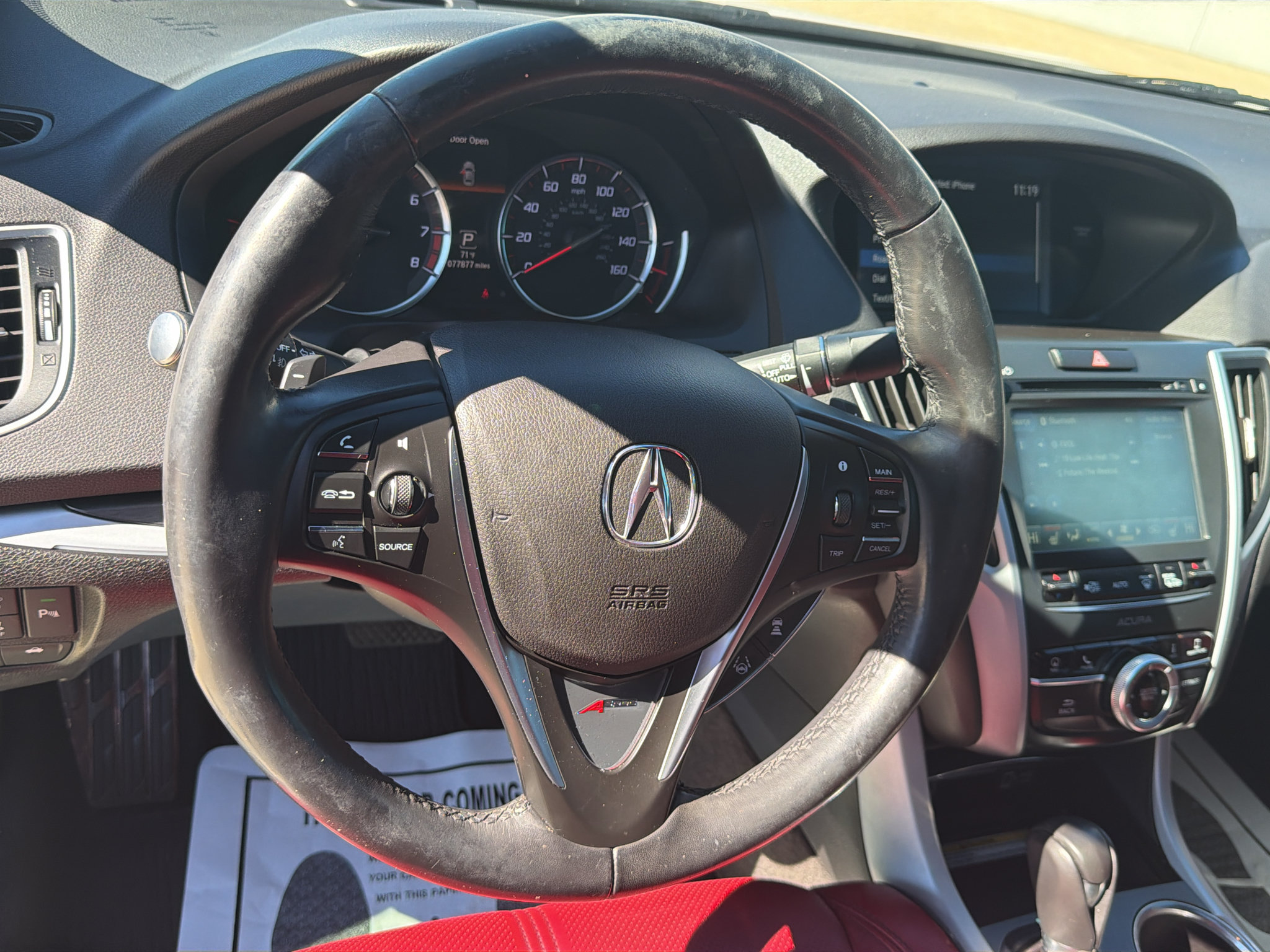 Used 2019 Acura TLX w/ Technology & A-SPEC Package FWD image 12