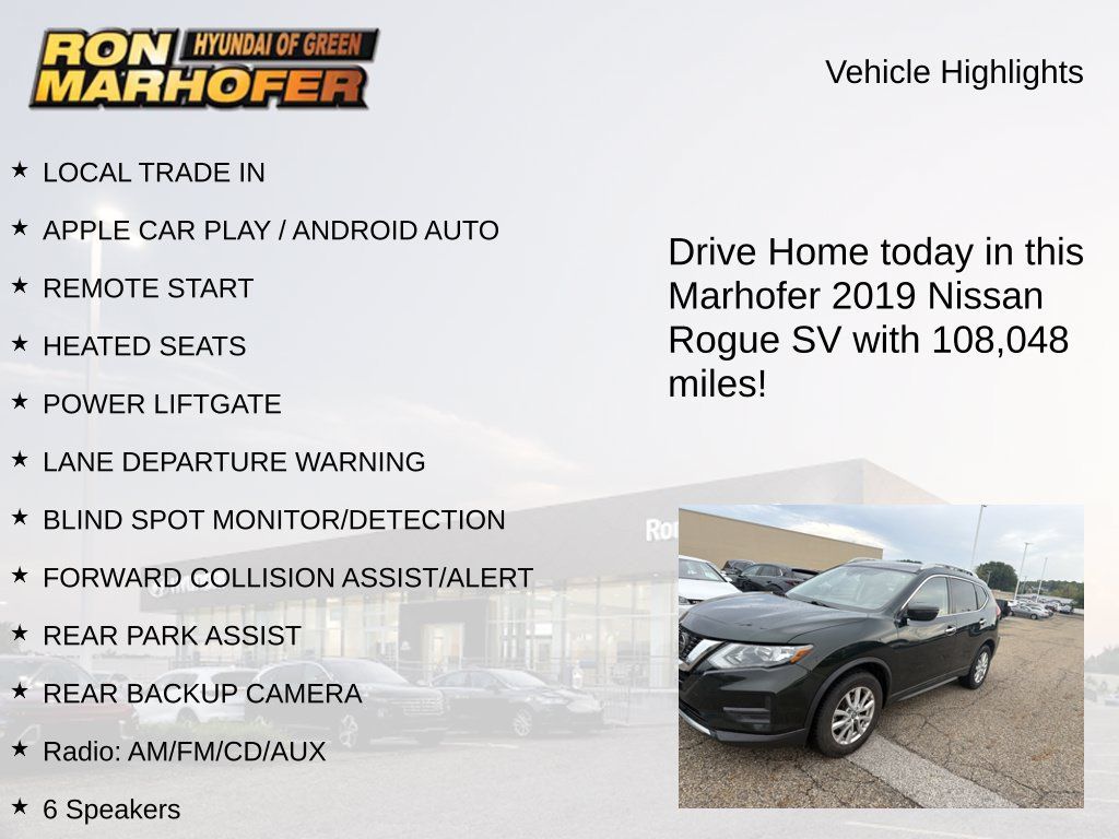Used 2019 Nissan Rogue SV FWD image 12