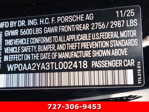 Used 2026 Porsche Panamera 4 AWD/4WD image 25