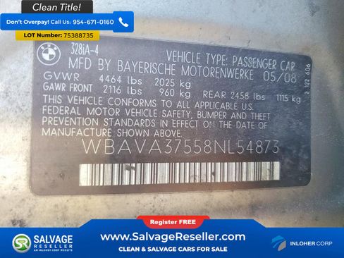 Used 2008 BMW 328i Sedan image 16