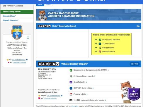Used 2018 Acura TLX V6 image 35