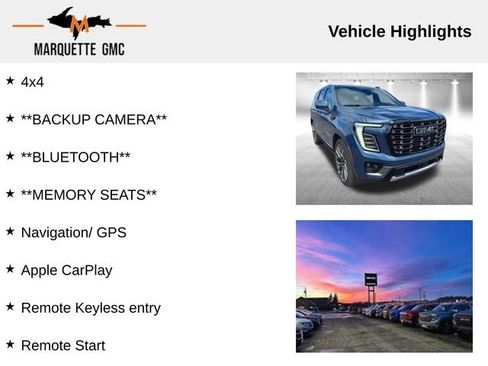 Used 2025 GMC Yukon Denali Ultimate w/ LPO, Floor Liner Package image 2