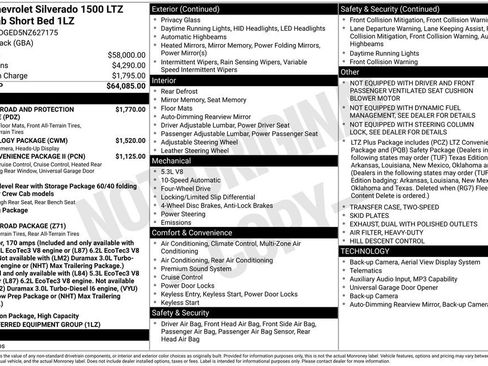 Used 2022 Chevrolet Silverado 1500 LTZ AWD/4WD image 39