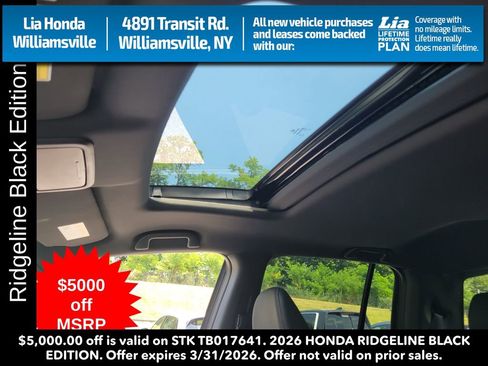 New 2026 Honda Ridgeline Black Edition image 30