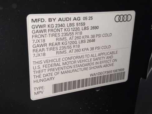 Used 2025 Audi Q3 2.0T Premium w/ Convenience Package AWD/4WD image 27